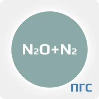 ПГС-ГСО 1 разряд, Закись азота (N2O) 20 ppm в Азоте(N2) в баллоне 40 л, соединение DIN 9