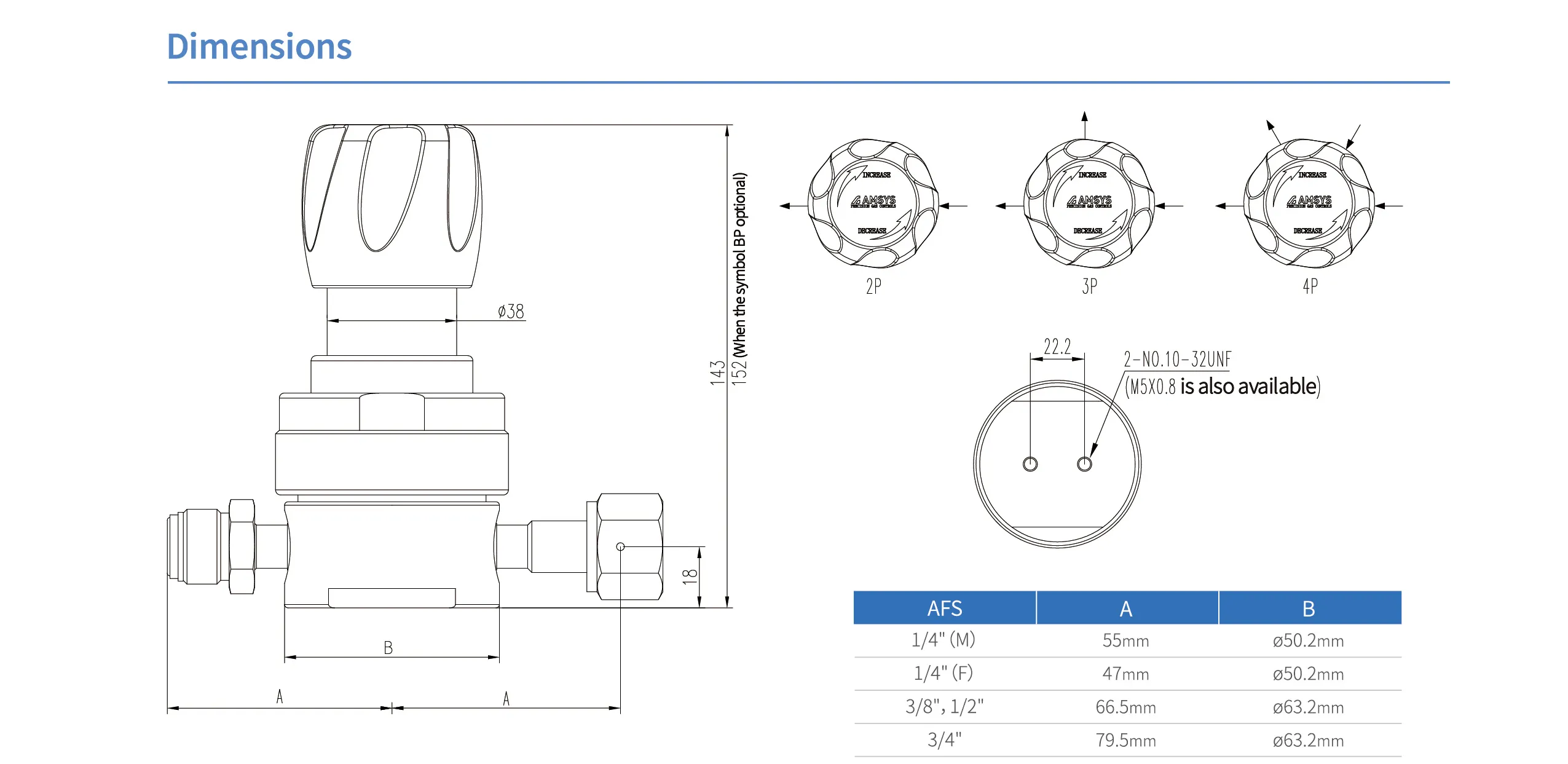 Регулятор AMFLO UHP AU23 Материал: Код ZH (Body,Gland-SUS316L;Poppet, Nozzle,Diaphragm-Hastelloy®C-22,Seat: PCTFE) ; Поверхность 0.25 um; 3х портовый, вх. давл. 206 бар, CV-0.9